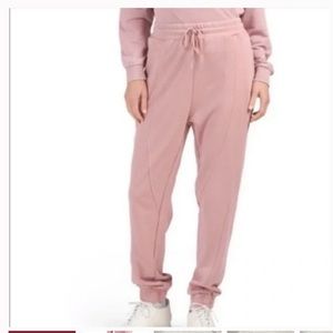 7 for all mankind blush pink sweatpants/joggers